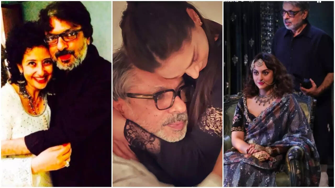 Manisha, Aditi, Sonakshi celebrate Sanjay's b'day- PICS