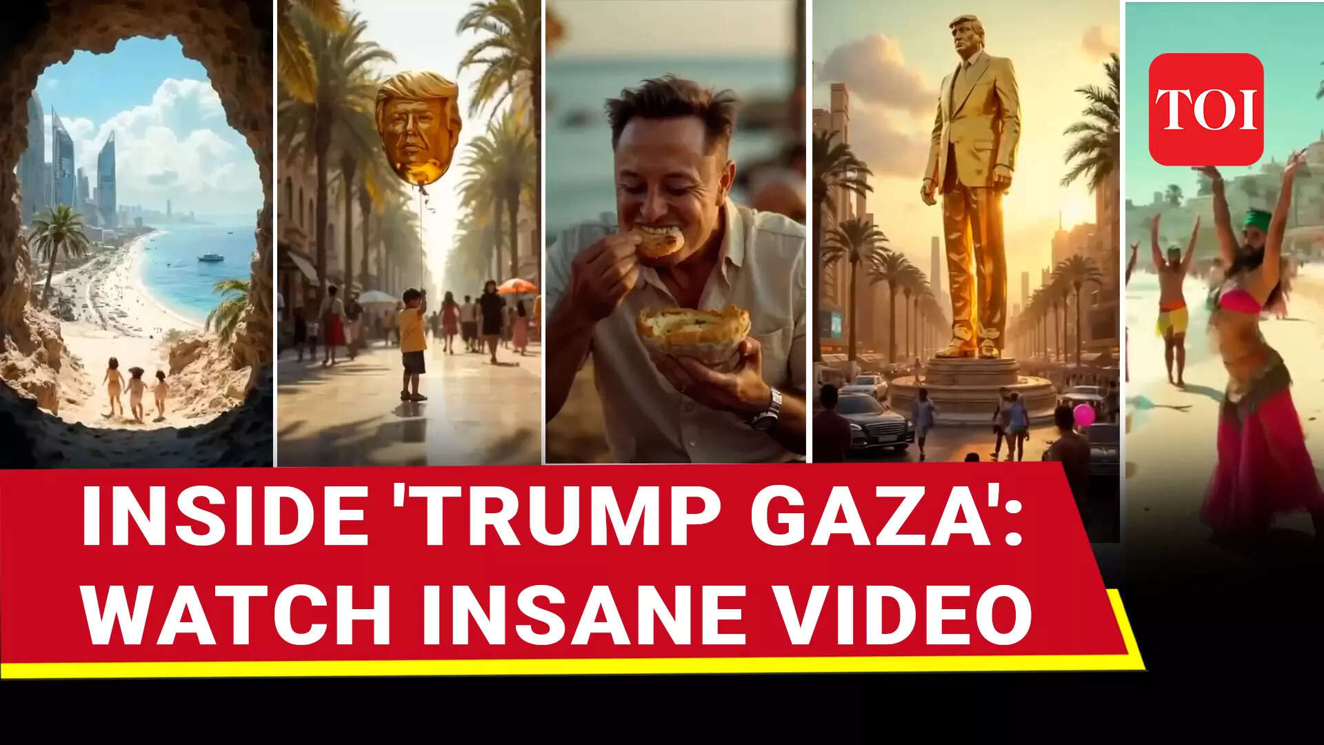 Trump Sparks Outrage With AI Video Reimagining Gaza As A Luxury ...
