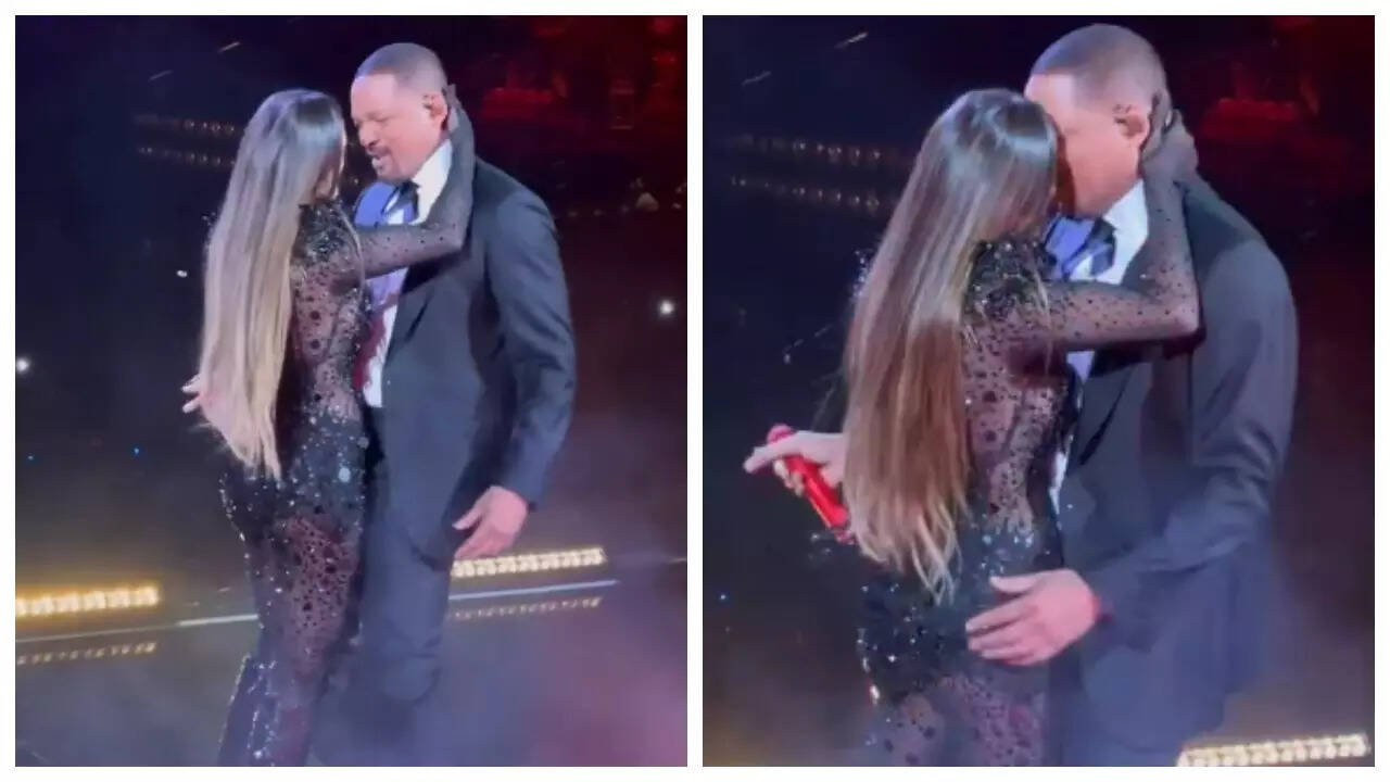 Will Smith almost kisses India Martinez- Video goes viral