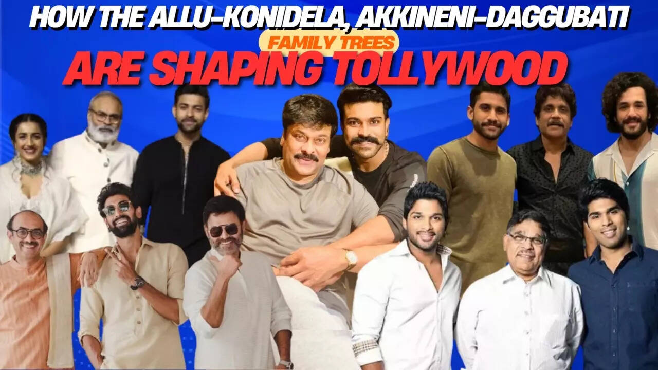 How Allu-Konidela, Akkineni family trees are shaping Tollywood