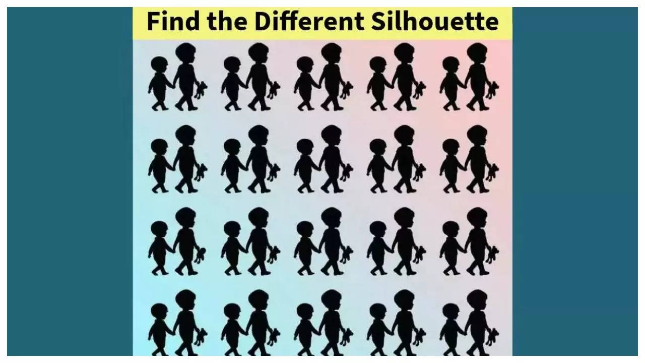 Optical illusion: Only a genius can find a different silhouette in 5 seconds