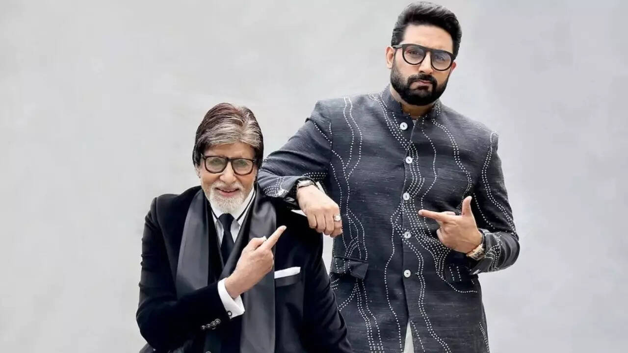 Big B calls Abhishek 'Pita Ka Garv'