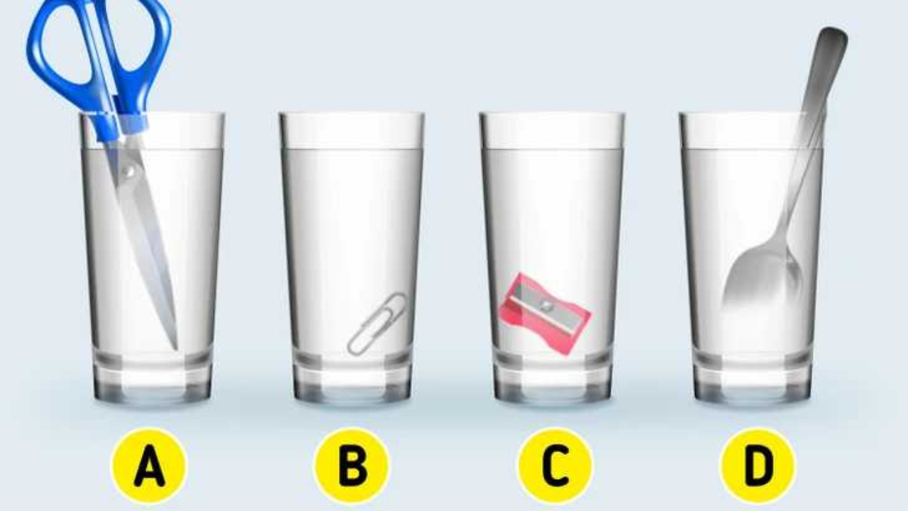 Quiz: Only a person with supercomputer brain can tell which glass holds more water