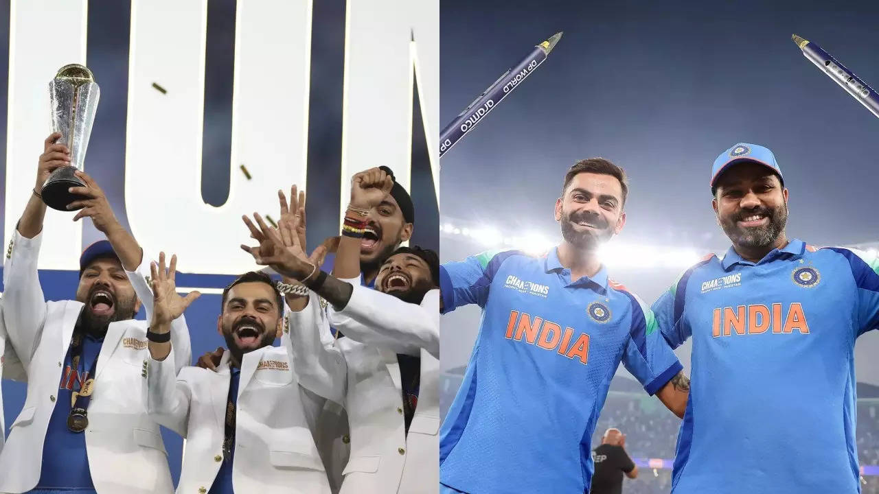 Inside Team India’s Champions Trophy celebrations