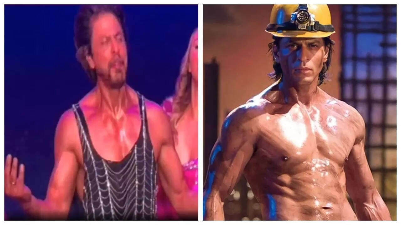 SRK dances to Dard-e-Disco; shows off King transformation