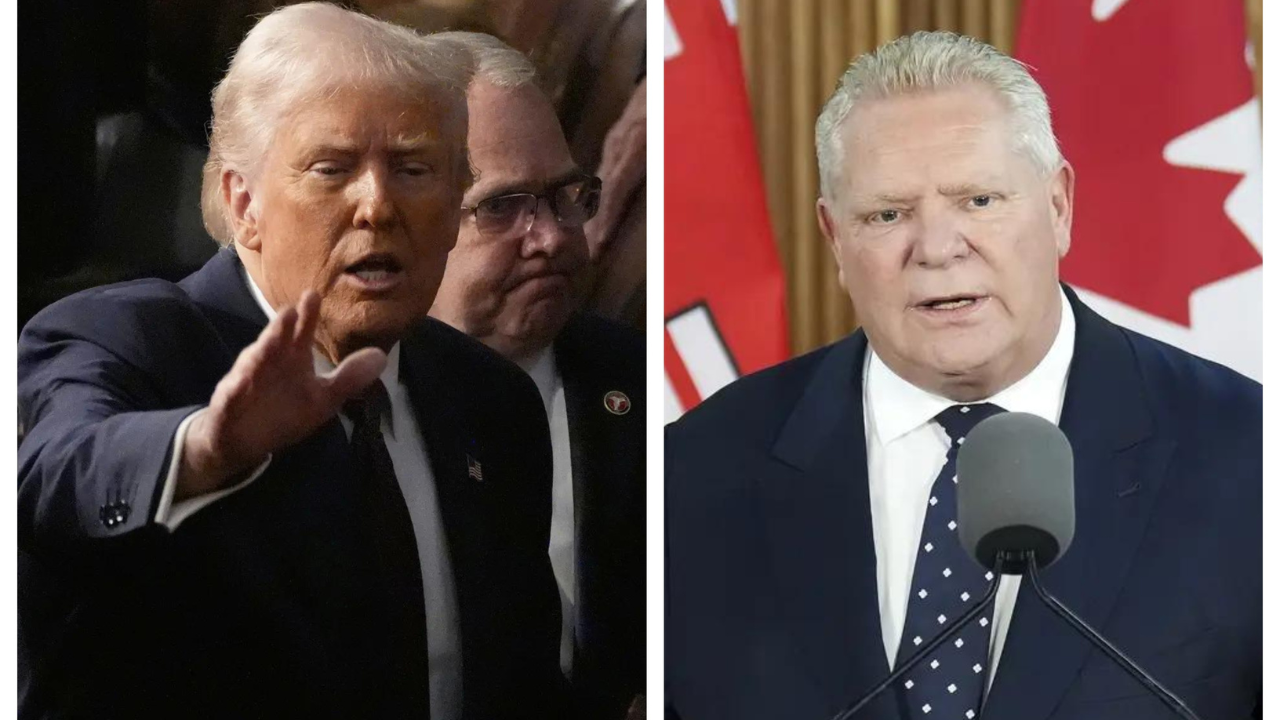 'I apologize to the American people': Ontario premier says as Donald Trump escalates tariff war