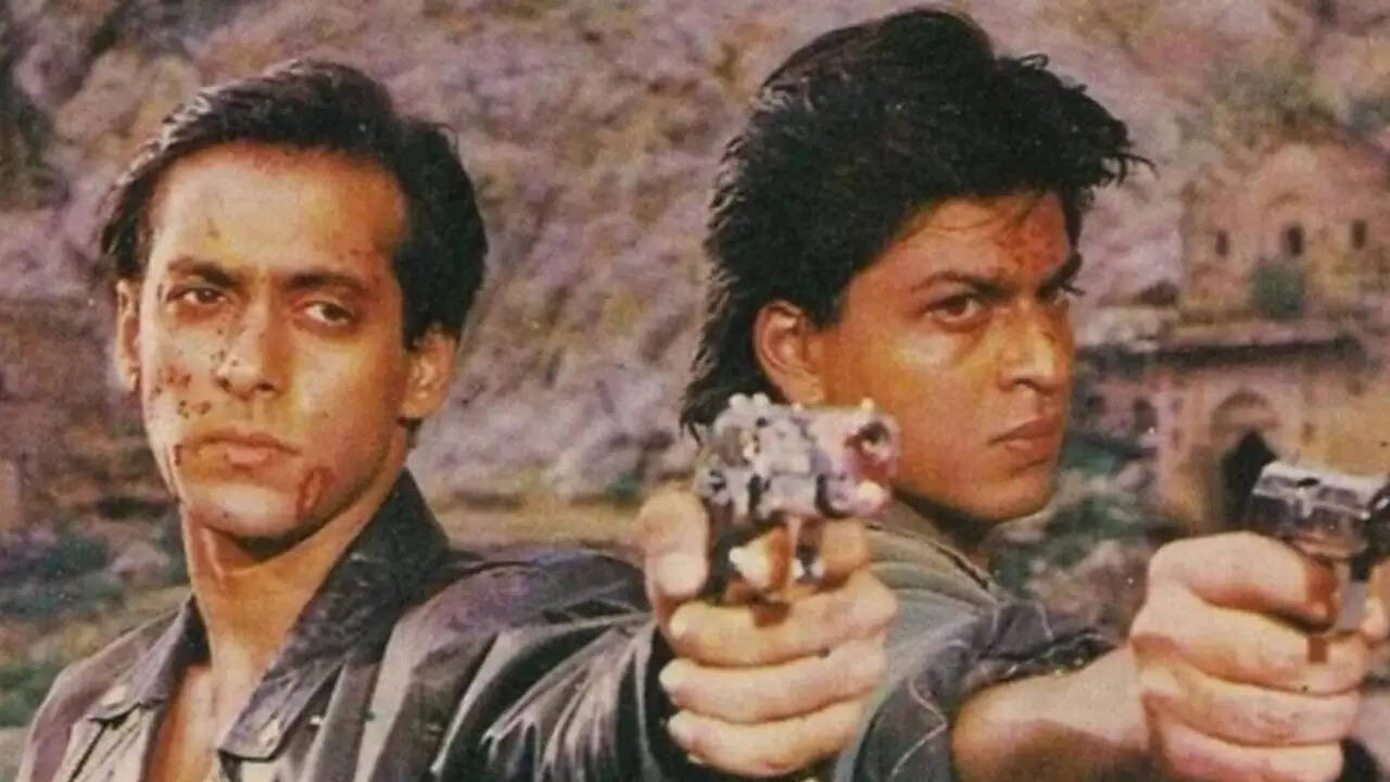 Johny recalls when Salman 'shot' SRK on Karan Arjun set
