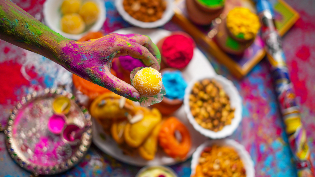 You can also indulge in a perfect mix of these sweet and savoury delights on a Holi food trail across the city
