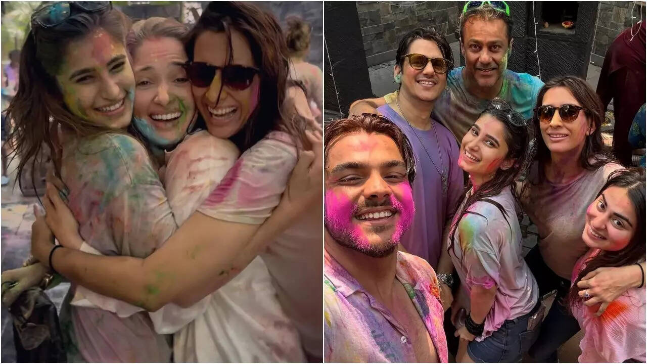 Inside Raveena's Holi party: Tamannaah-Vijay avoid pictures