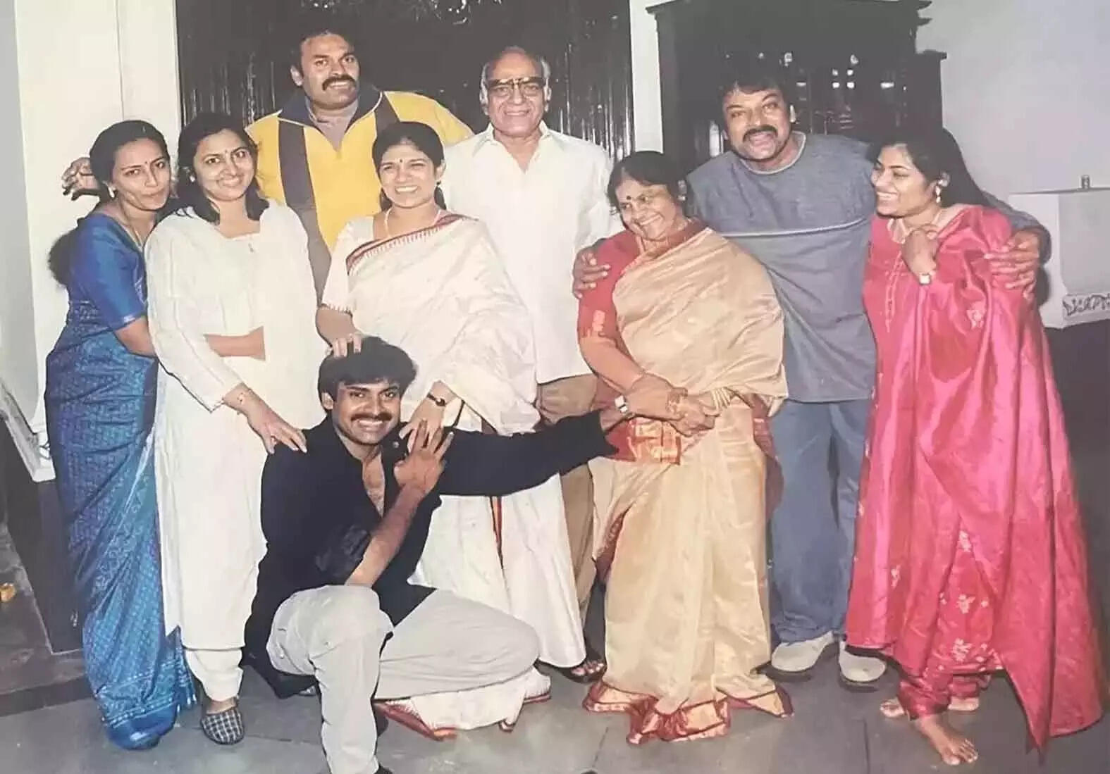 Pawan Kalyan with his family