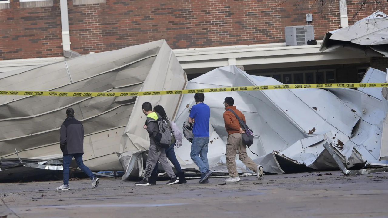 Storm after storm: Tornadoes, wildfires, dust storms and blizzards batter US