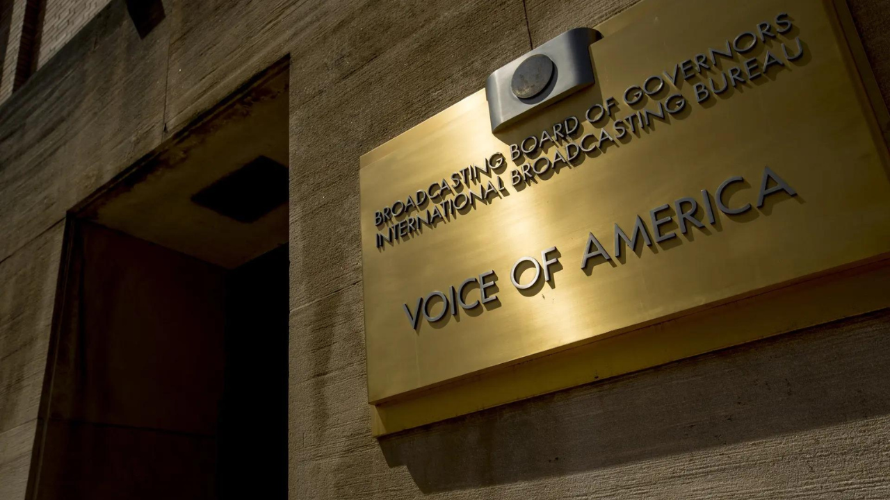 Trump signs order to cut staff at VOA and other US-funded media organizations