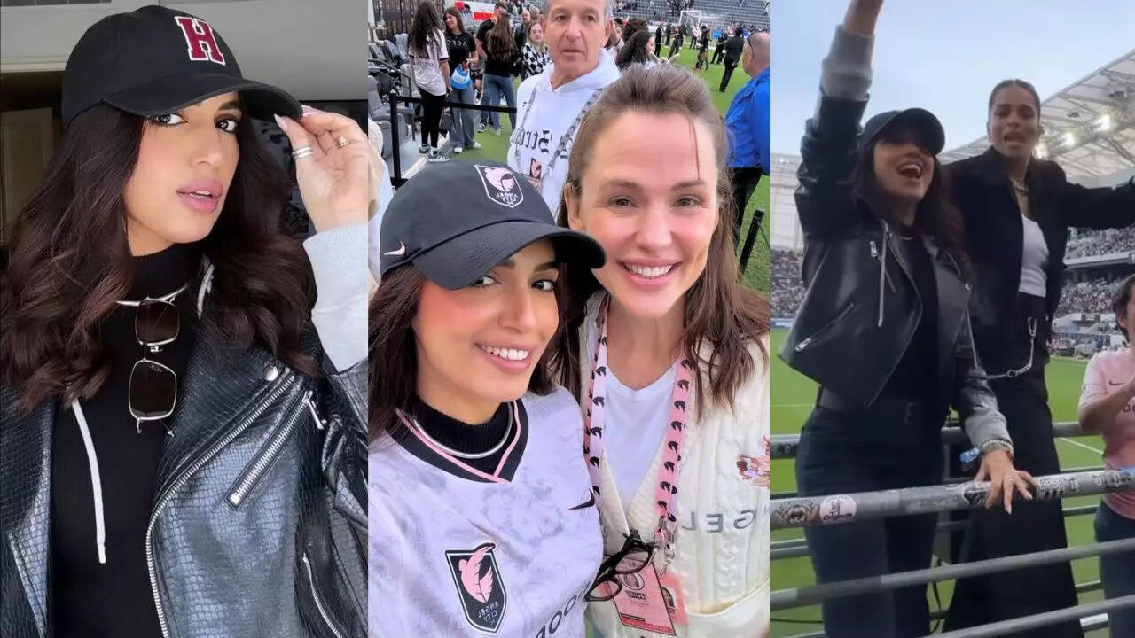 Bhumi enjoys dinner at a table next to Jay-Z & Beyoncé