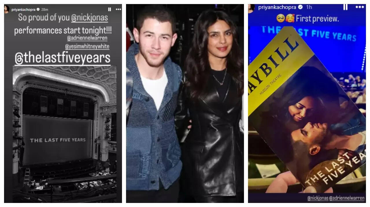 Priyanka cheers for Nick's Broadway return