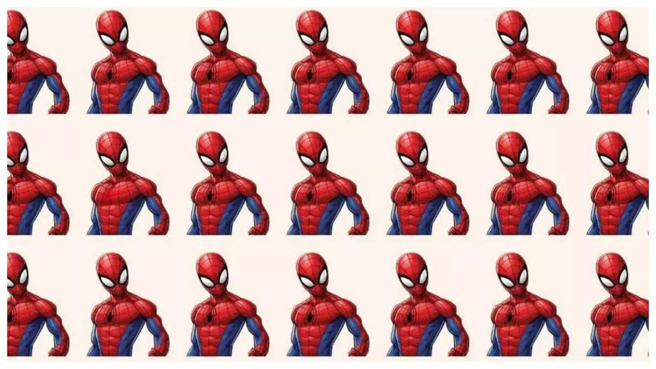 Optical illusion: Only a genius can spot the odd Spiderman in 4 seconds