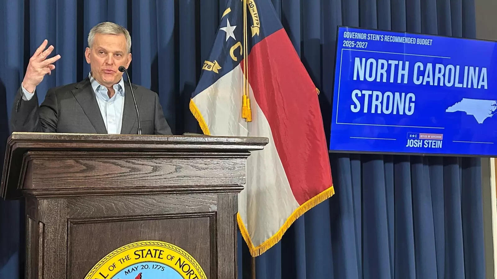 North Carolina governor proposes historic teacher pay raise and school voucher cuts