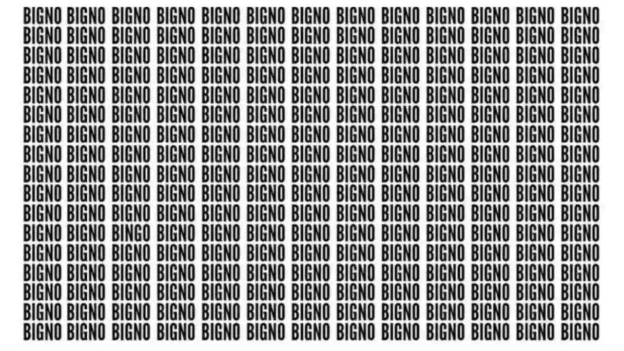 Optical illusion: Only those with a sharp vision can spot the hidden word ‘BINGO’ in 5 seconds