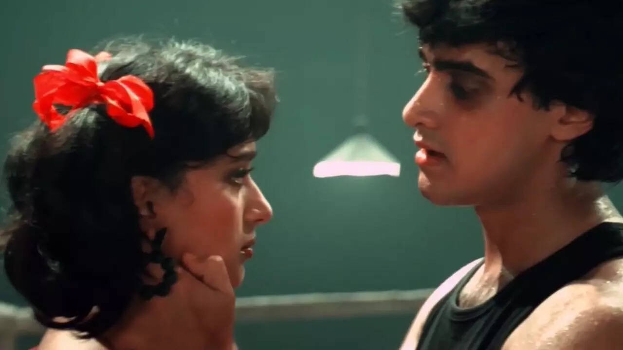 When Madhuri faced backlash for kissing scene with Aamir