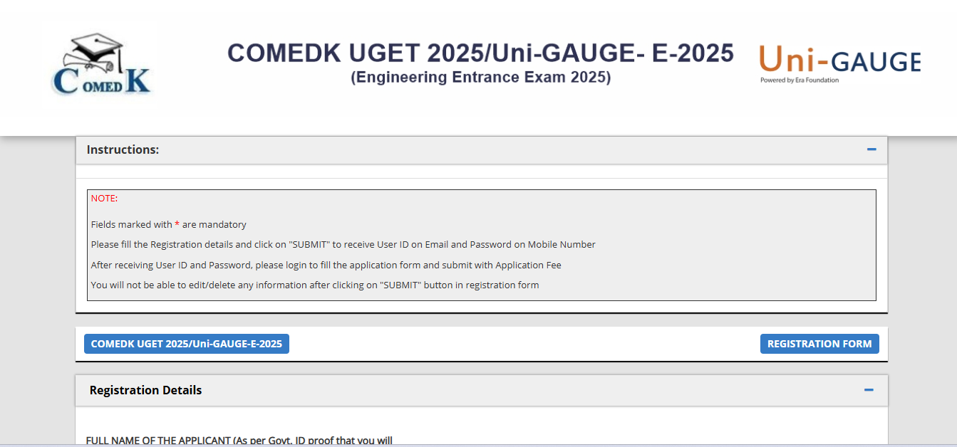 COMEDK UGET registration deadline extended again: Check important details and direct link to apply here