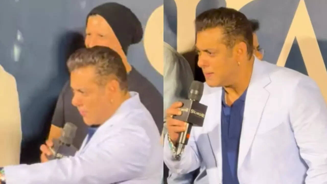 Salman sings ‘Lag Jaa Gale’ at 'Sikandar' trailer launch