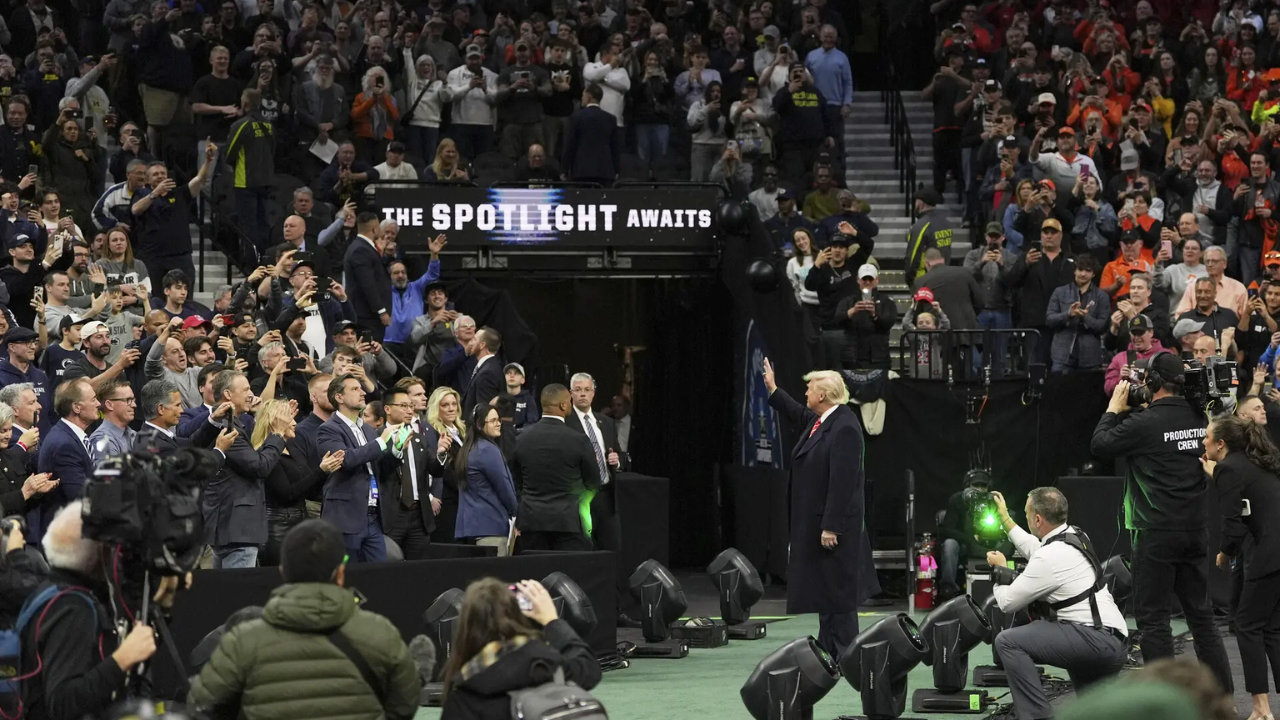 Trump wonders why the crowd loves him; here's the answer he got