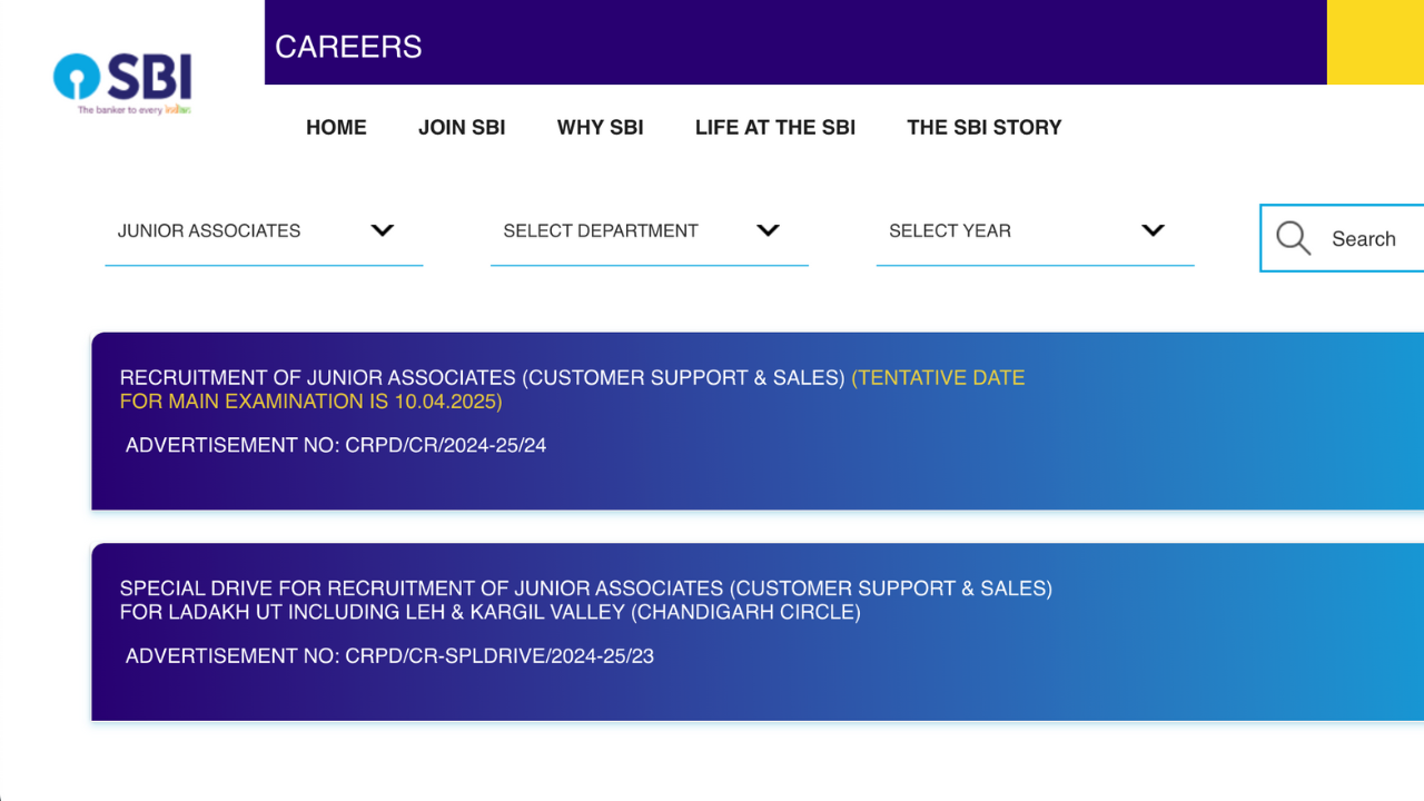 SBI clerk mains examination 2025 scheduled for April 10: Check how and when to download admit card, exam pattern and other details here