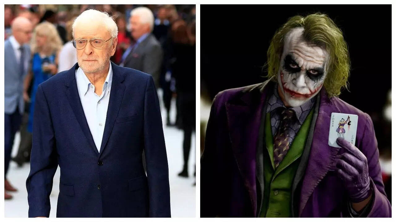 Michael Caine recalls being 'terrified' by Heath Ledger's Joker transformation: 'It sent shivers down my spine'