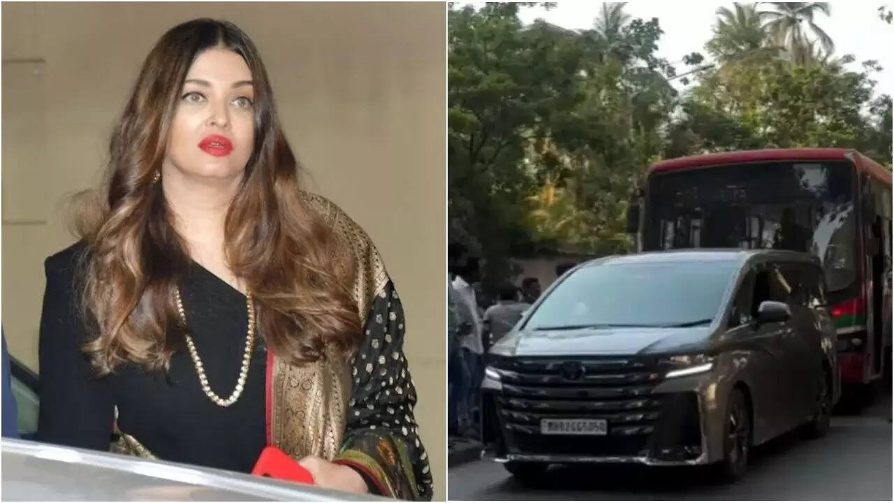 Did Aishwarya's bouncer slap bus driver after minor collision?