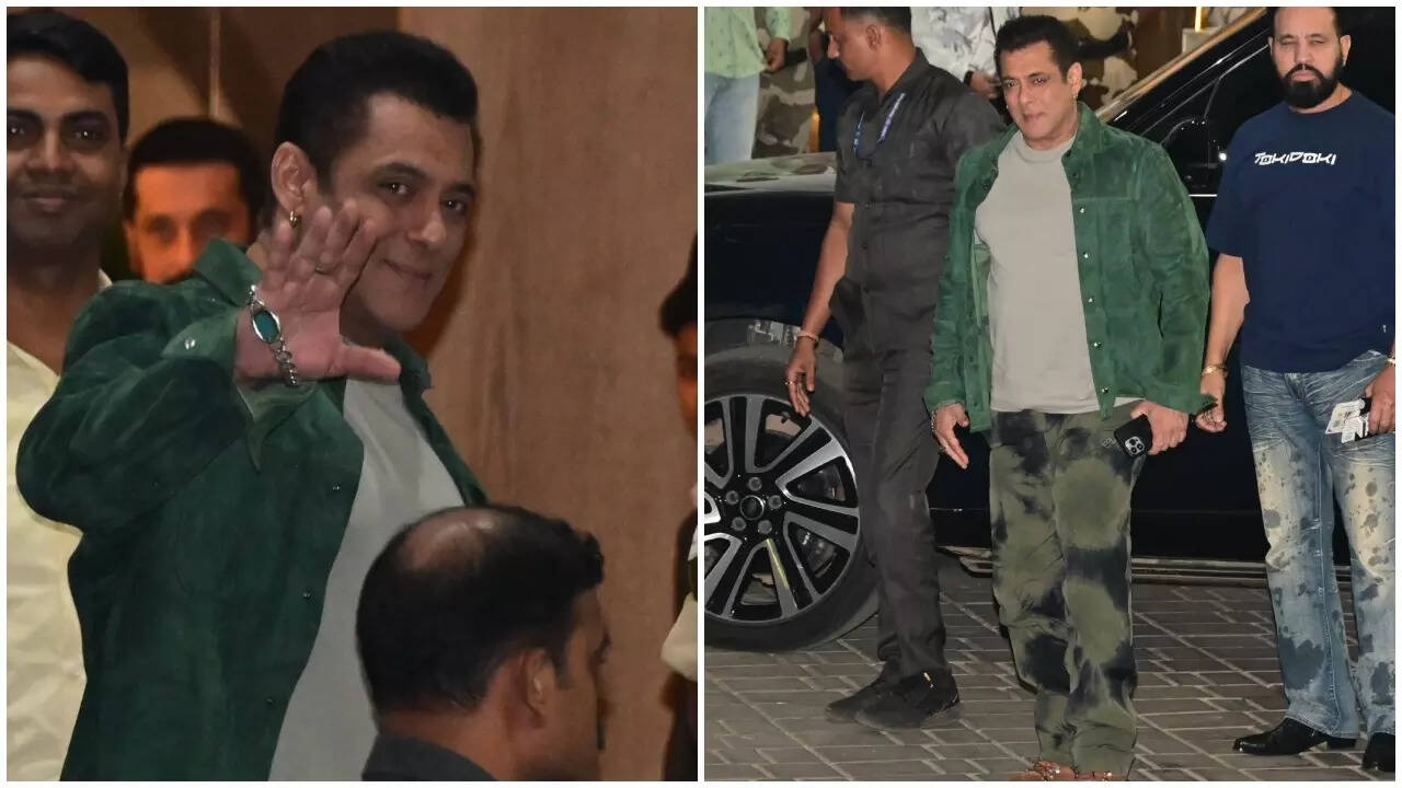 Salman Khan makes a stylish airport appearance