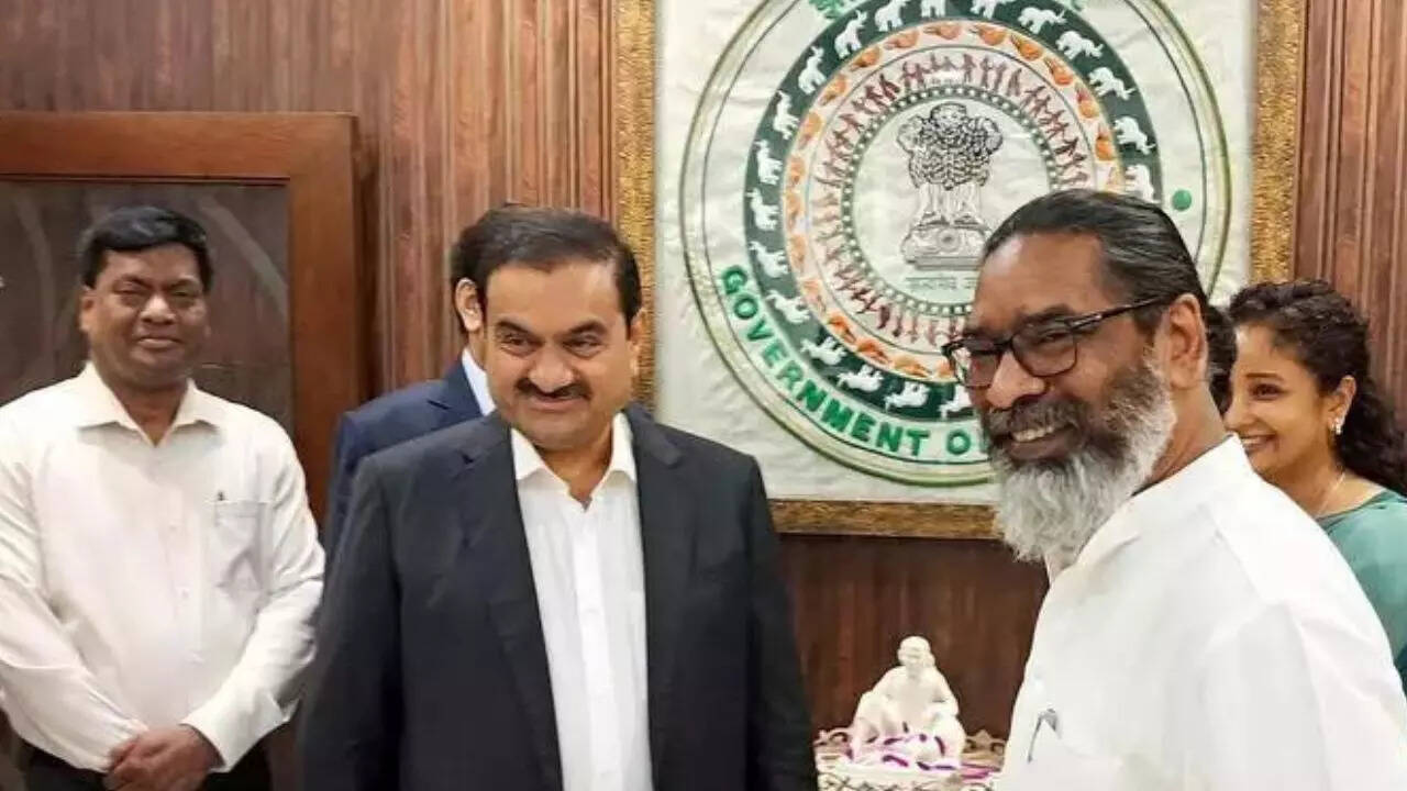 Jharkhand CM Hemant Soren-Gautam Adani meet gives ammo to BJP