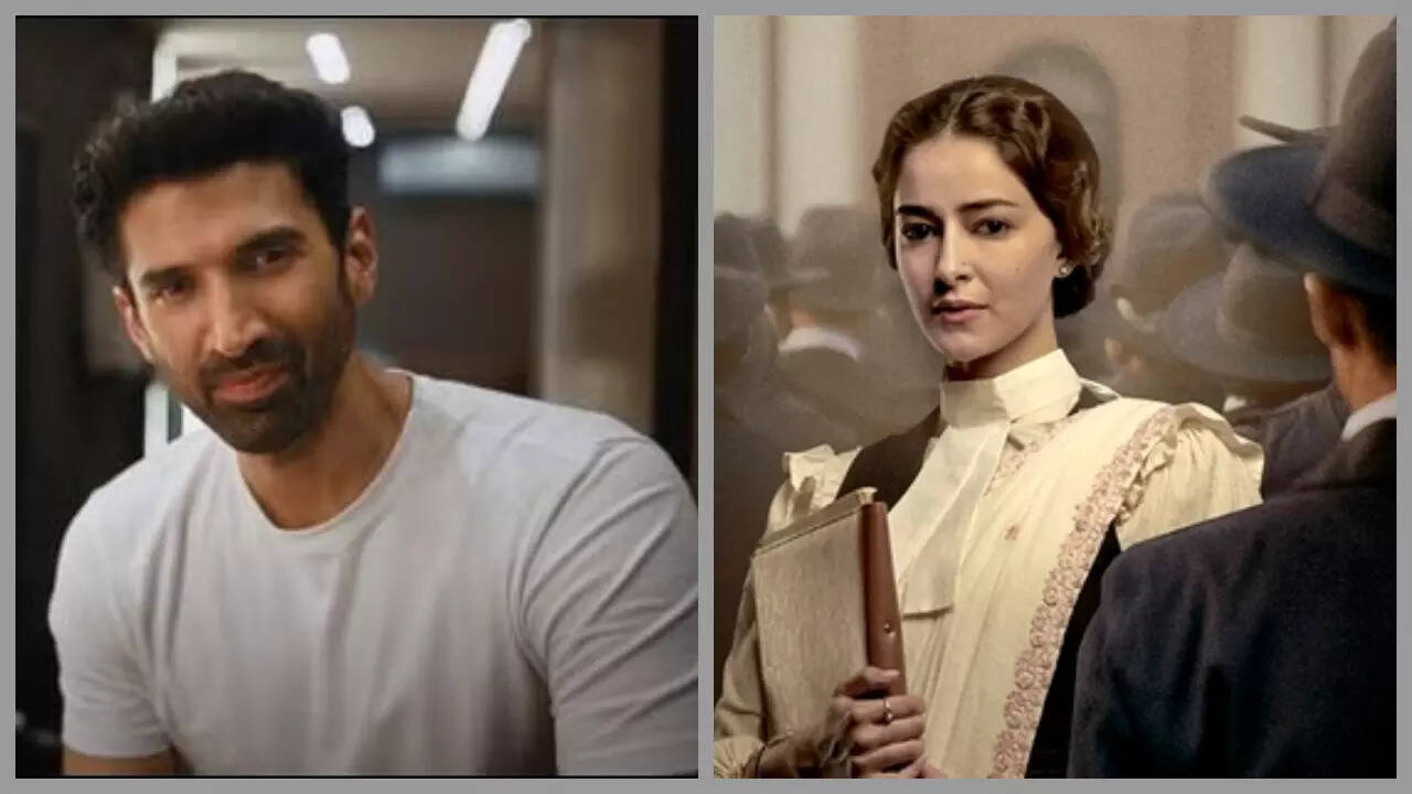 Aditya REACTS to ex-girlfriend Ananya's look in Kesari 2