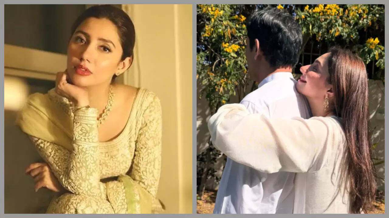 Mahira Khan shares warm hug with husband Salim on Eid