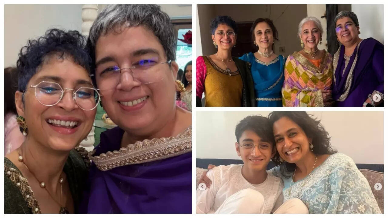 Kiran shares family moments from Aamir's Eid party