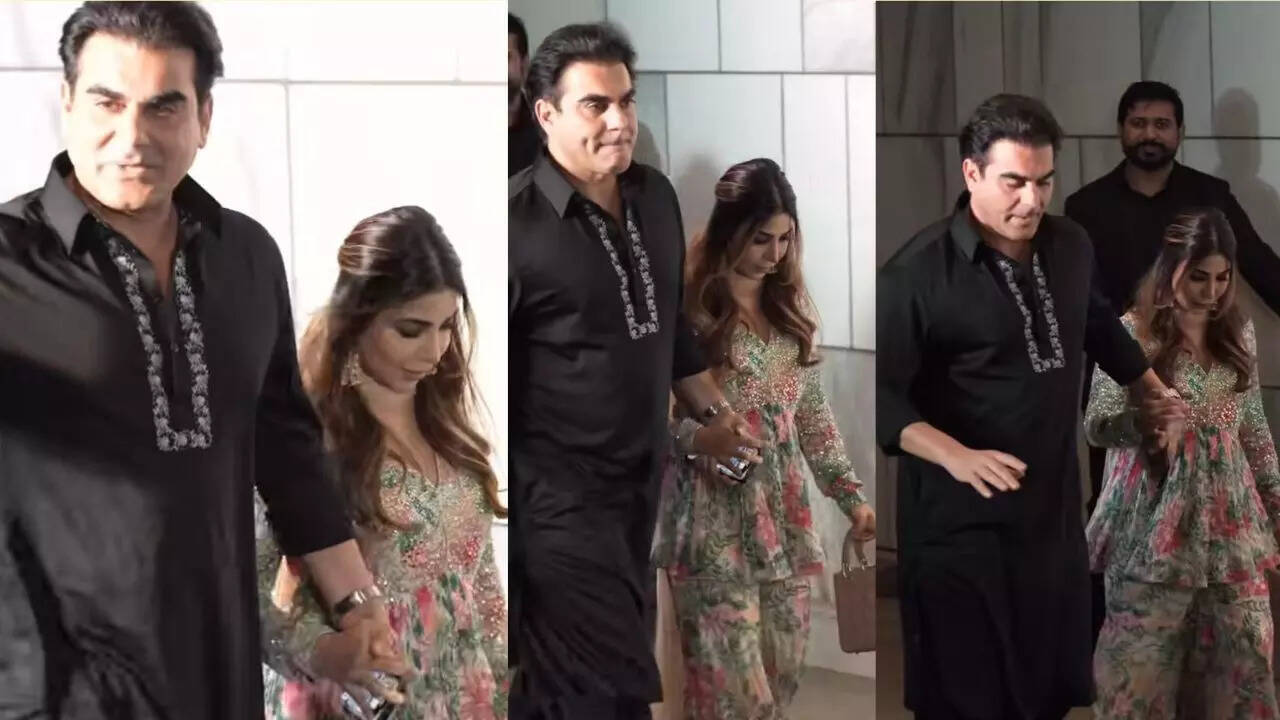 Arbaaz-Sshura serve couple goals at Salman's Eid celebrations