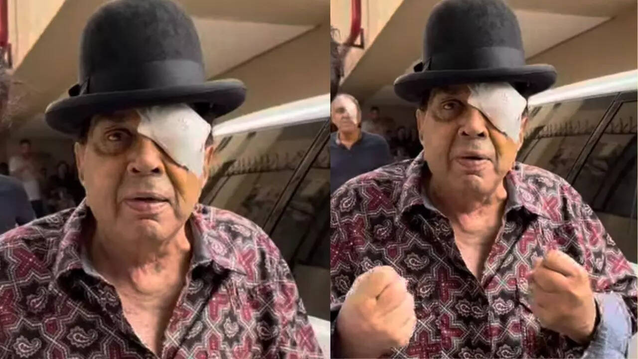 Dharmendra undergoes eye surgery says, 'Abhi bhi bohut damm hai'