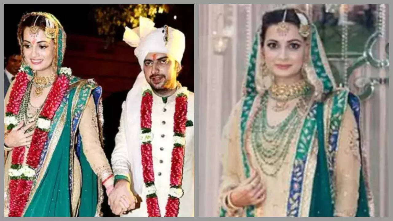 Dia Mirza auctioned bridal dress from her first marriage