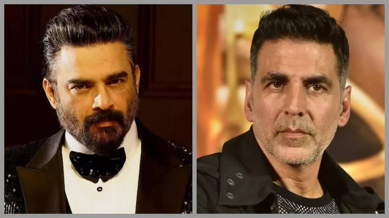 Did Madhavan mock Akshay with 'fake moustache' remark?