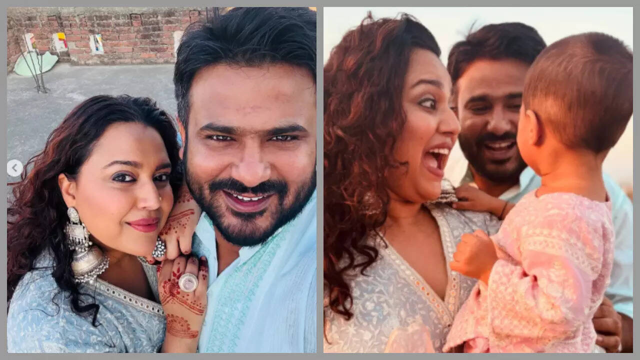 Swara celebrates Eid with husband and daughter: PICS