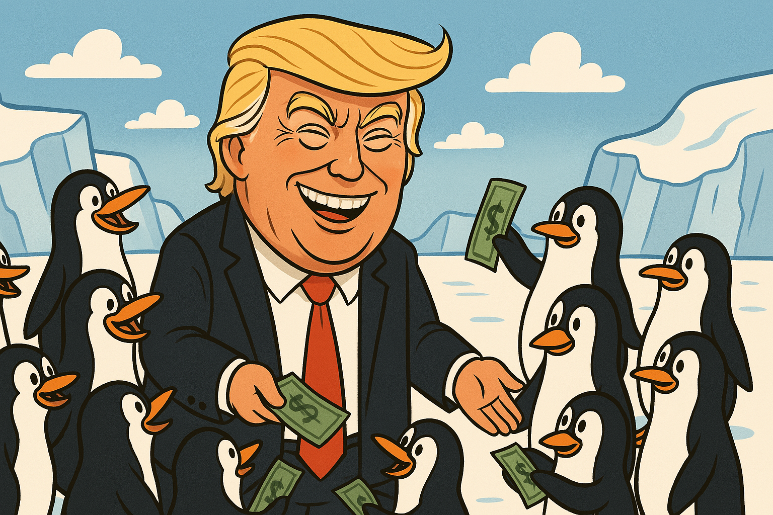 Did Donald Trump announce reciprocal tariffs on penguins? Here is the truth