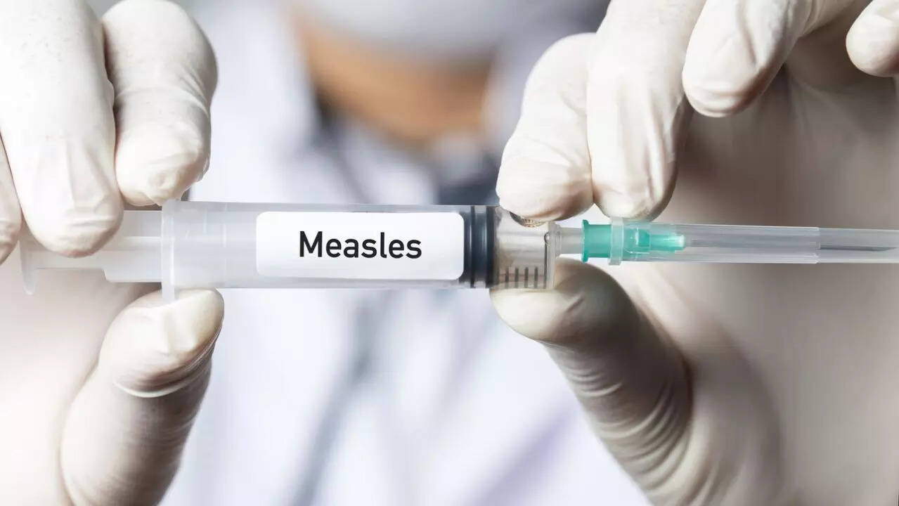 measles thumb