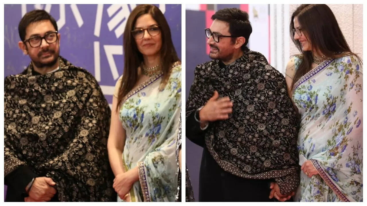 Aamir and Gauri make their debut as a couple at Macau Comedy Festival