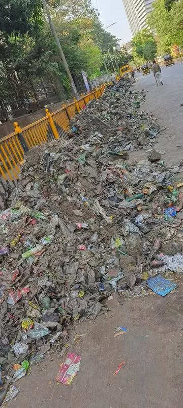 Silt got out of drains left on roads, say citizens