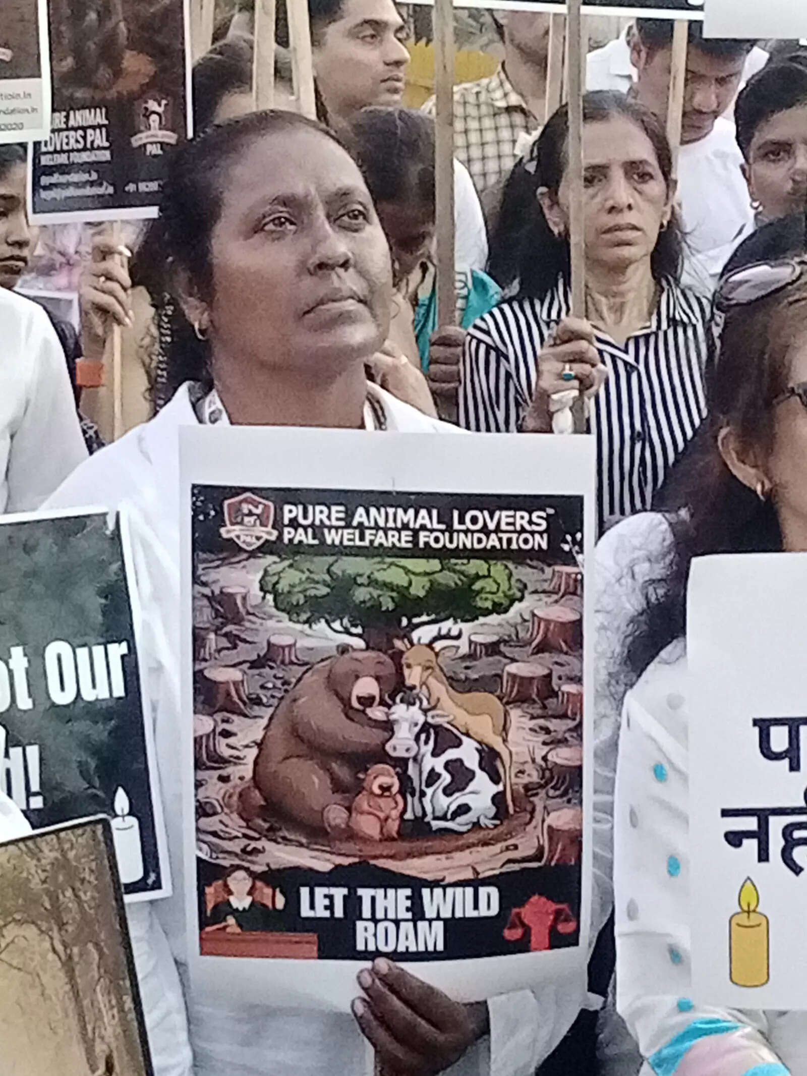 Candlelight march in Mumbai against destruction of forest & wildlife