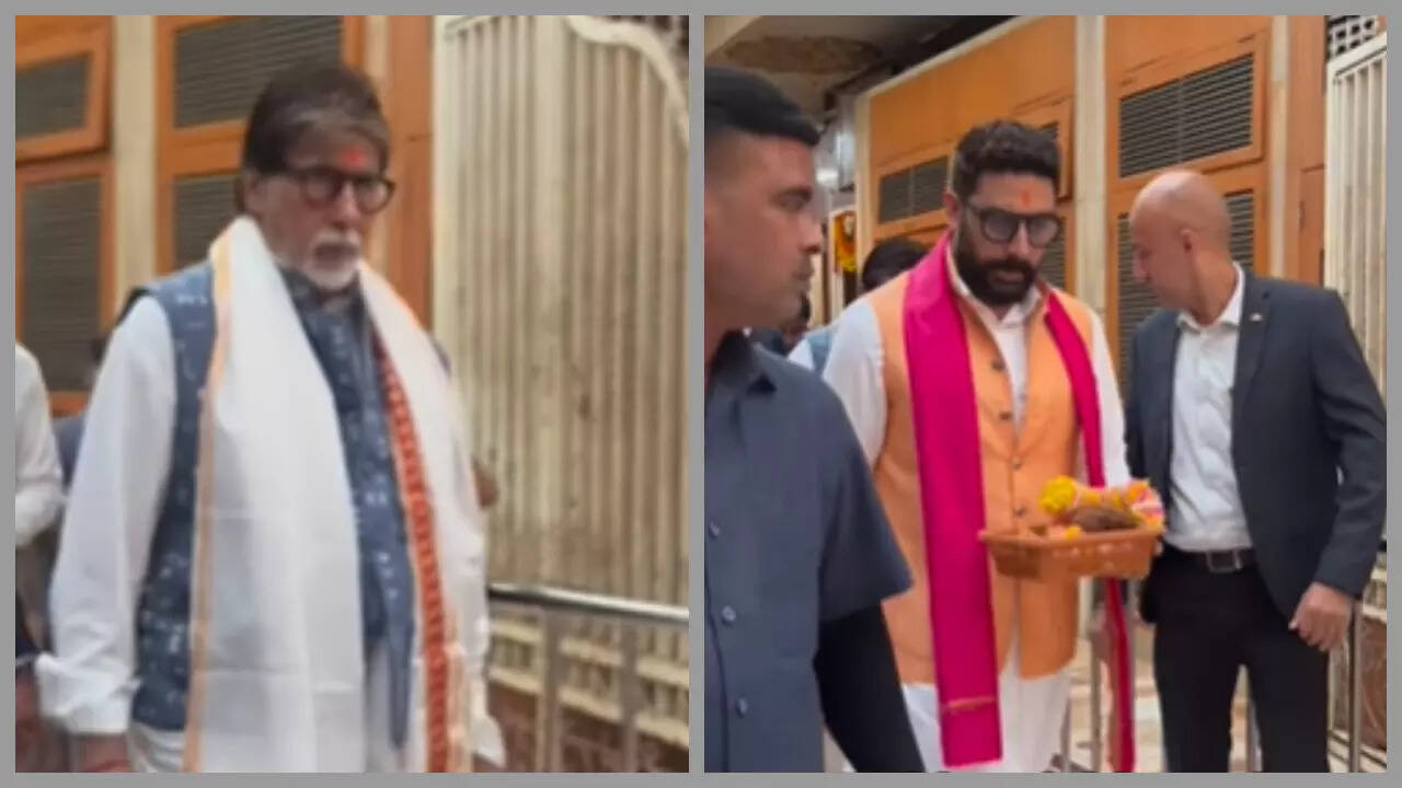 Big B visits Siddhivinayak, fan shouts 'love you' - WATCH