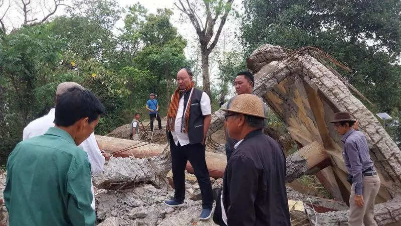 Tripura road work triggers outrage in Mizoram