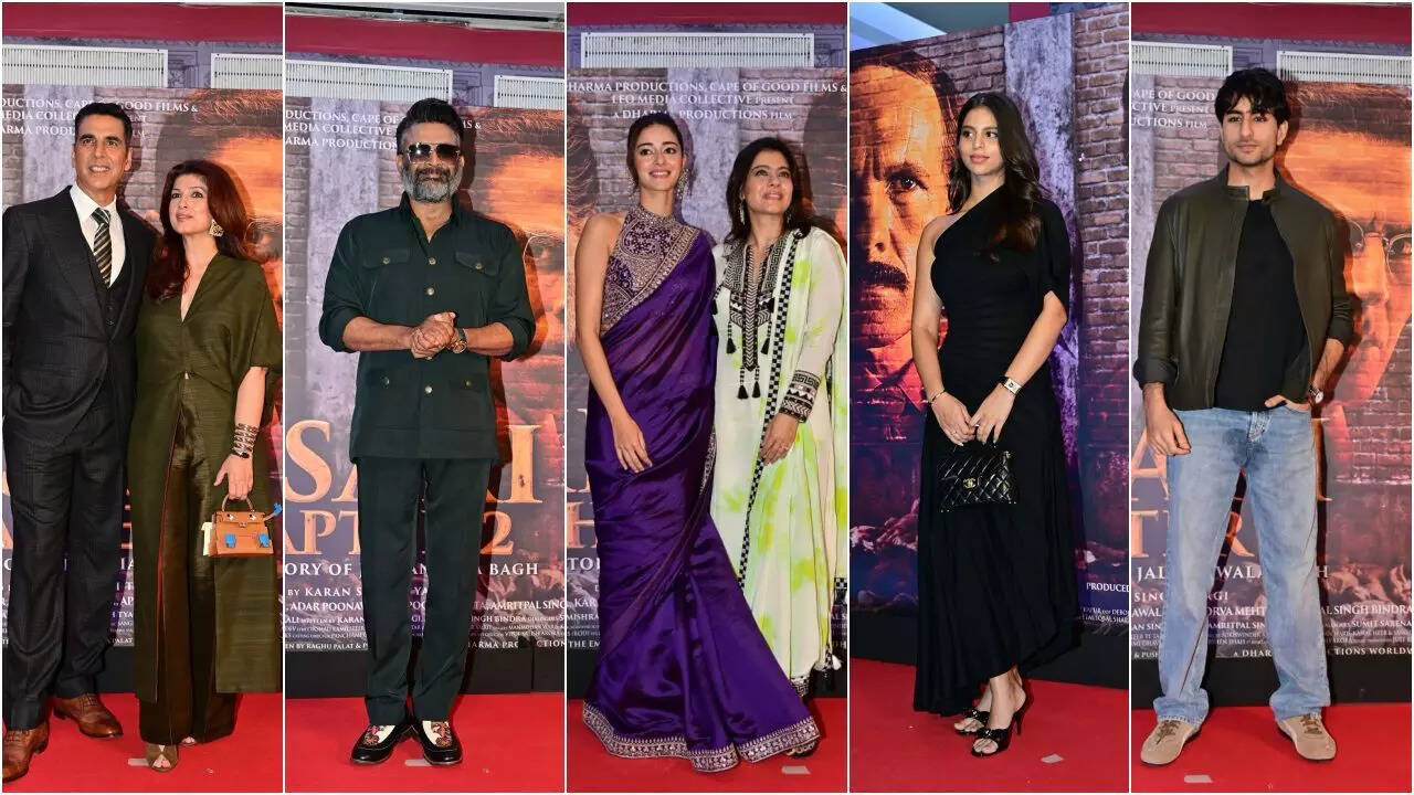 Celebs attend grand screening of Kesari Chapter 2