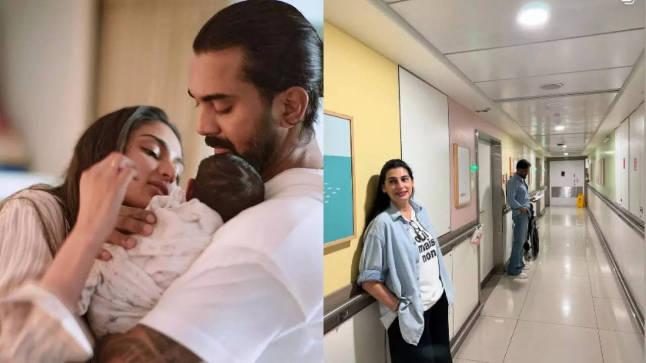 Athiya shares a rare pic of Suniel and Mana from hospital