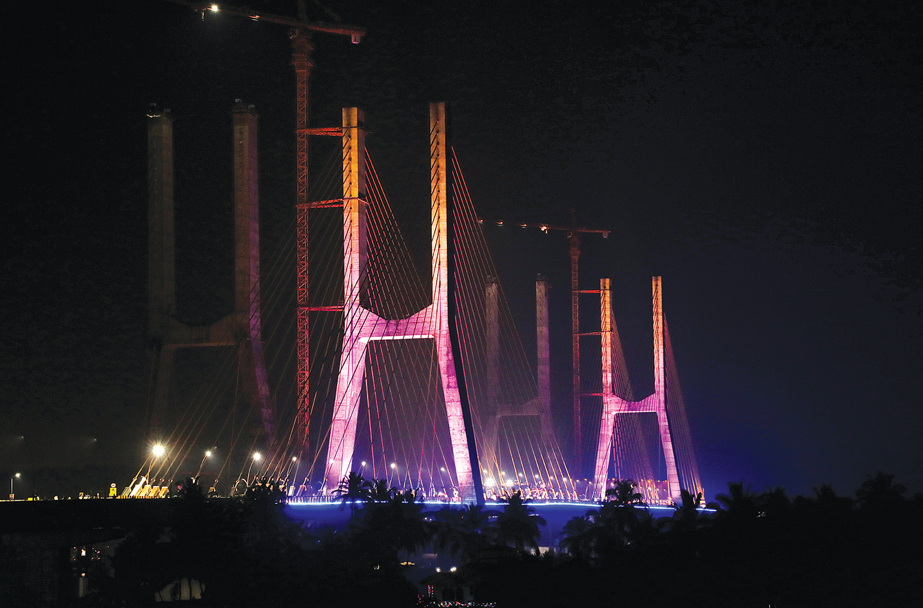 Construction of twin towers atop new Zuari bridge likely after monsoon ends