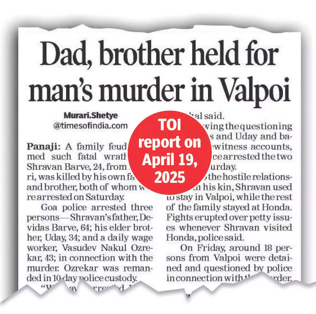 Police crack Valpoi murder case by retracing steps of birthday party guest