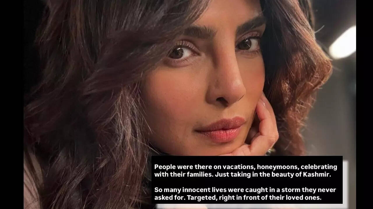 Pahalgam attack: Priyanka Chopra mourns the victims